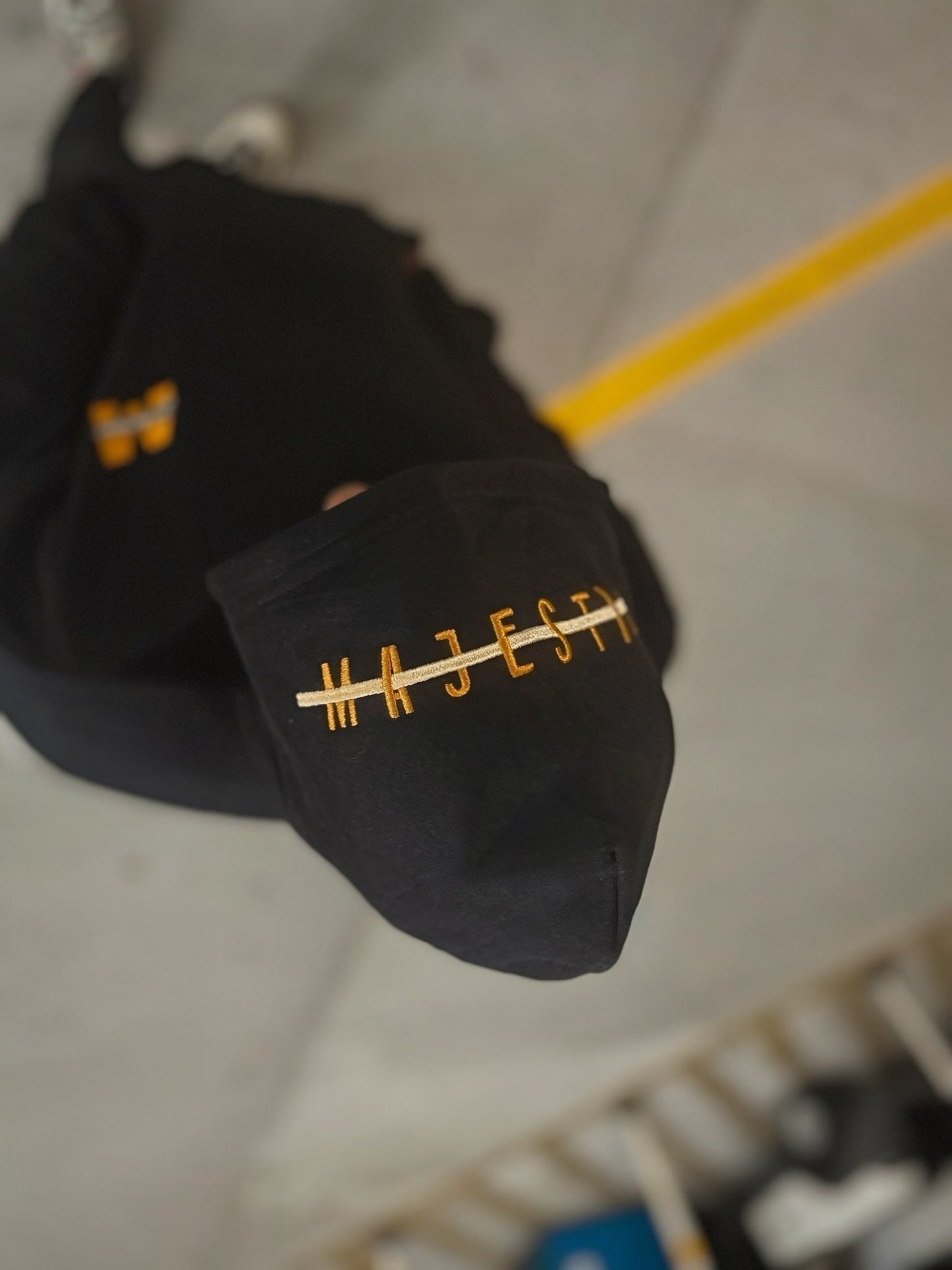 Majestic Greatness Oversize Hoodie - Black