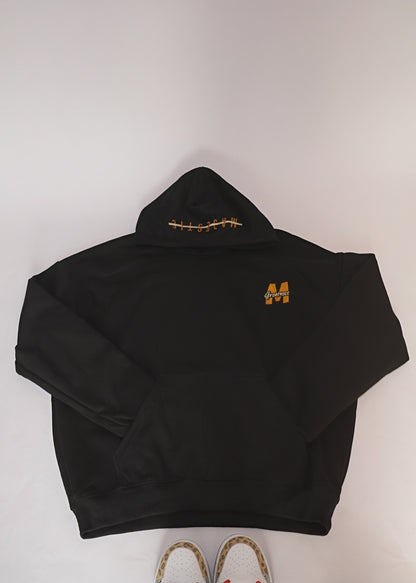 Majestic Greatness Oversize Hoodie - Black
