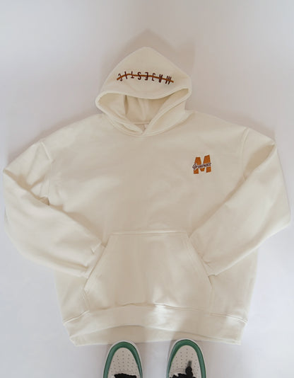 Majestic Greatness Oversize Hoodie - White