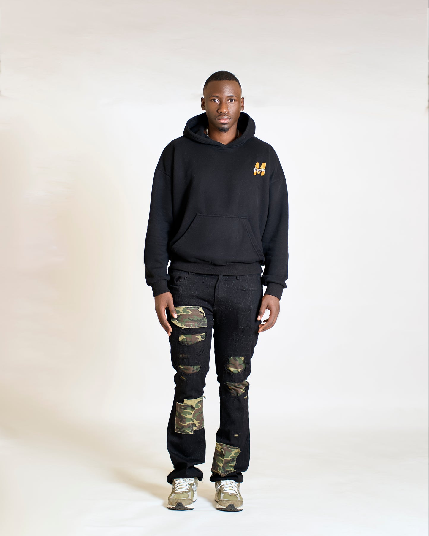 Majestic Greatness Oversize Hoodie - Black